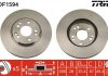 Тормозной диск передняя левая/правая MERCEDES 124 (W124), 190 (W201), E (W124), SL (R129) 2.5-6.0 03.89-10.01 TRW DF1594 (фото 1)
