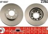 Тормозной диск передняя левая/правая VOLVO 740, 940, 940 II, 960, 960 II 2.0-2.9 08.84-10.98 TRW DF1697 (фото 1)