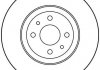 Тормозной диск передняя левая/правая (высокоуглеродистая) ALFA ROMEO 145, 146, 155; FIAT COUPE, MULTIPLA, PANDA, PUNTO, TIPO; LANCIA DEDRA, DELTA II, YPSILON 1.3D-2.5 04.90-08.13 TRW DF1757 (фото 2)
