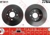 Тормозной диск передняя левая/правая (с винтами) HONDA LEGEND I; MG MGR V8; ROVER 800 2.0-3.9 01.86-02.99 TRW DF1811 (фото 1)