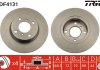 Гальмівний диск передня ліва/права OPEL AGILA; SUZUKI WAGON R, WAGON R+ 1.0/1.2/1.3 05.00- TRW DF4131 (фото 1)