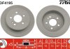 Тормозной диск задний левая/правая (высокоуглеродистая) MERCEDES M (W163) 2.3-4.3 02.98-06.05 TRW DF4195 (фото 1)