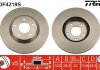 Гальмівний диск передня ліва/права JAGUAR XJ, XK, XK 8 3.2-4.2 03.96-07.14 TRW DF4219S (фото 1)