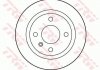 Тормозной диск задняя левая/правая (с винтами) VOLVO 440, 460, 480 1.6-2.0 04.86-12.96 TRW DF4301 (фото 2)