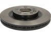 Гальмівний диск передня ліва/права (високовуглецевий) Volkswagen MULTIVAN V, TRANSPORTER V 1.9D-3.2 04.03-08.15 TRW DF4309S (фото 1)