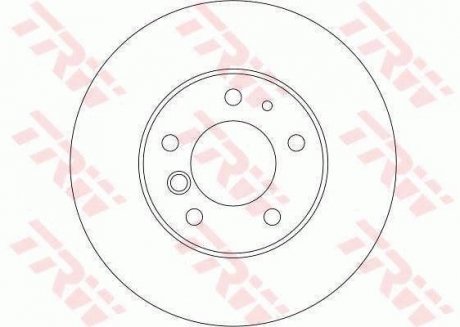 Тормозной диск передняя левая/правая BMW 5 (E34) 2.5 10.91-03.96 TRW DF4348