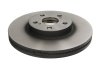 Тормозной диск передняя левая/правая (высокоуглеродистая) TOYOTA AVENSIS 1.6-2.4 03.03-11.08 TRW DF4416 (фото 1)
