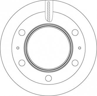Тормозной диск передняя левая/правая NISSAN ATLEON 4.0D/4.5D/6.0D 09.00- TRW DF6297S (фото 1)