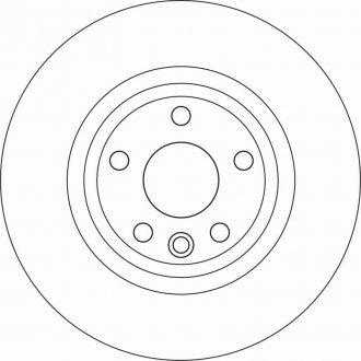 Тормозной диск задний левая/правая LAND ROVER DISCOVERY SPORT 2.0-2.2D 09.14- TRW DF6947 (фото 1)