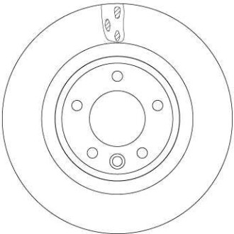 Фото автозапчасти гальмівний диск TRW DF6956S (фото 1)