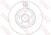 Гальмівний диск передня ліва/права MITSUBISHI LANCER VII 2.0 03.04-09.07 TRW DF7302S (фото 1)