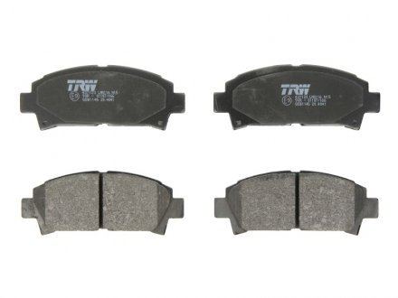 Комплект передних тормозных колодок (с комплектующими) TOYOTA AVENSIS, CARINA E VI, MR2 II, STARLET 1.3-2.0D 12.89-02.03 TRW GDB1145