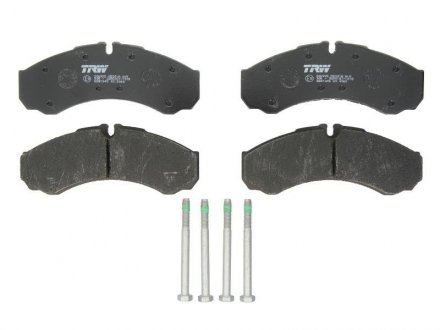 Комплект тормозных колодок задний/передний (с комплектующими; с винтами тормозного суппорта) TRW GDB1345
