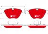 Фото автозапчастини керамічні гальмівні колодки передня BMW 1 (E82), 3 (E90), 3 (E91), 3 (E92), 3 (E93), 5 (E60), 5 (E61), 6 (E63), 6 (E64), 7 (E65, E66, E67), X1 (E84), Z4 (E89) 2.0-6.0 07.01-08.16 TRW GDB1498DTE (фото 2)