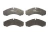 Фото автозапчасти комплект тормозных колодок передняя BREMBO IVECO DAILY II, DAILY III, DAILY IV; Renault MASCOTT 8140.07-ZD3A604 01.89-08.11 TRW GDB1534 (фото 1)