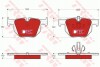 Фото автозапчасти керамические тормозные колодки задний BMW 3 (E90), 3 (E91), 3 (E92), 3 (E93), X1 (E84) 2.0D-3.0D 12.04-12.13 TRW GDB1560DTE (фото 1)