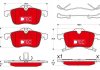Фото автозапчастини керамічні гальмівні колодки передній OPEL ASTRA G, ASTRA H, ASTRA H CLASSIC, ASTRA H GTC, COMBO TOUR, COMBO/MINIVAN, CORSA C, CORSA D, CORSA E, MERIVA A, MERIVA B, ZAFIRA B 1.0-2.2 03.01- TRW GDB1668DTE (фото 2)