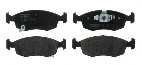 Комплект тормозных колодок передняя (с акустическим датчиком износа) FIAT PANDA; LANCIA YPSILON 0.9-1.3D 08.10- TRW GDB1921 (фото 1)