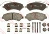 Комплект тормозных колодок передний CITROEN JUMPER; FIAT DUCATO; PEUGEOT BOXER 2.0D-3.0D 04.06- TRW GDB1982 (фото 2)