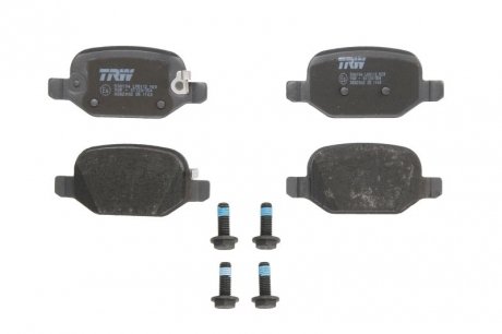 Комплект тормозных колодок задний (с акустическим датчиком износа) FIAT 500L 0.9-1.6D 09.12- TRW GDB2002