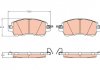 Фото автозапчастини комплект гальмівних колодок передн. (з акустичним датчиком зносу) MAZDA 2 1.5 08.14- TRW GDB2122 (фото 2)