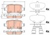 Фото автозапчасти комплект тормозных колодок задний BUICK REGAL; OPEL INSIGNIA B, INSIGNIA B COUNTRY, INSIGNIA B GRAND SPORT 1.5-2.0D 03.17- TRW GDB2184 (фото 1)