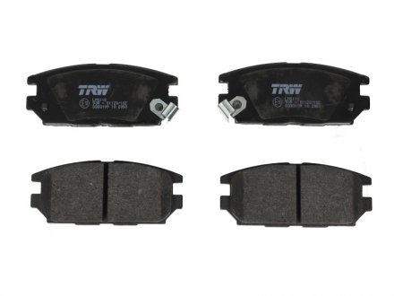 Комплект тормозных колодок задний (с акустическим датчиком износа) TRW GDB3199