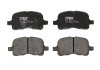 Фото автозапчасти комплект тормозных колодок передний TOYOTA CARINA E VI, COROLLA, STARLET 1.3-2.0D 01.93-01.02 TRW GDB3204 (фото 1)