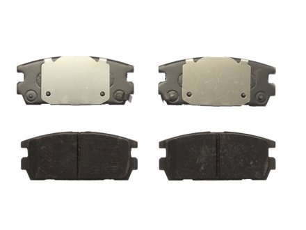 Комплект тормозных колодок задний (с акустическим датчиком износа) HYUNDAI TERRACAN 2.5D/2.9D/3.5 11.01-12.06 TRW GDB3296 (фото 1)