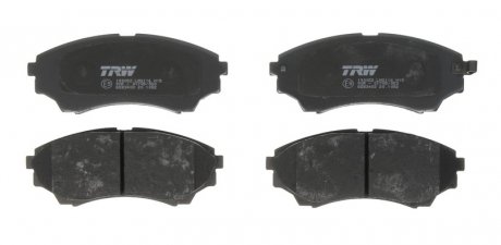 Комплект тормозных колодок передняя (с акустическим датчиком износа) FORD RANGER; MAZDA B-SERIE, BT-50 2.5D/3.0D 06.99- TRW GDB3403 (фото 1)
