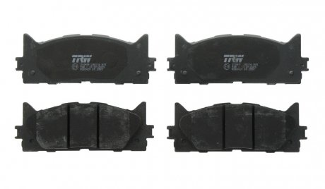 Комплект тормозных колодок передняя (с комплектующими) LEXUS ES; TOYOTA AVALON, CAMRY 2.0-3.5 01.05- TRW GDB3429 (фото 1)