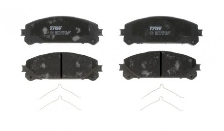Комплект тормозных колодок передний (с комплектующими) LEXUS NX, RX; TOYOTA HIGHLANDER, HIGHLANDER/KLUGER, RAV 4 IV 2.0-3.5H 06.07- TRW GDB3484 (фото 1)