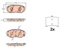 Фото автозапчастини комплект гальмівних колодок передній (з комплектуючими) KIA SORENTO III 2.0-3.3 01.15- TRW GDB3638 (фото 3)