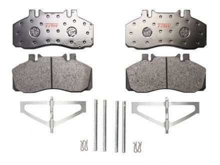 Комплект тормозных колодок передняя MERITOR IVECO EUROCARGO I-III; Renault MIDLINER; MERCEDES T2/L, VARIO (B670) 8040.25B.4200-T4.40CC 02.84- TRW GDB5004 (фото 1)