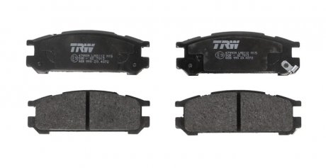 Комплект тормозных колодок задний (с акустическим датчиком износа) TRW GDB990 (фото 1)