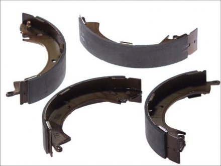 Комплект тормозных колодок задних MITSUBISHI левый 300 / DELICA II, левый 300 III, L200, PAJERO I, PAJERO II 1.6-3.0 05.80-02.06 TRW GS8185 (фото 1)