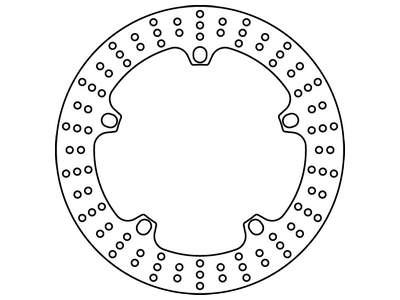Фото автозапчасти тормозной диск передняя Сталь толщина 5мм количество монтажных отверстий 5 диаметр монтажного отверстия 16,5мм (необходим комплект для переоборудования MST%FK) BMW K, R 850-1200 1995- TRW MST239