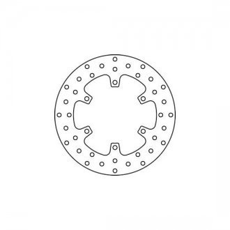 Фото автозапчасти тормозной диск задний/передний Сталь толщина 5мм количество монтажных отверстий 6 диаметр фиксирующего отверстия 8,5мм DUCATI MONSTER; YAMAHA FZR, FZS, RD, TDM, TRX, XJ, XJR, XT, YP, YZF 250-1000 1984-2016 TRW MST247