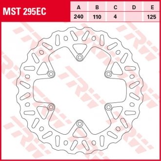 Фото автозапчасти тормозной диск BETA RR 250-498 2005- TRW MST295EC