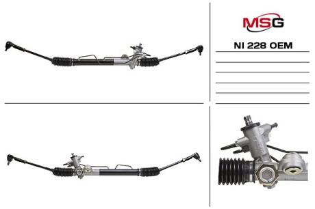 Фото автозапчасти рульова рейка з ГУР нова Nissan Almera Classic N17 06-12 TRW NI228OEM