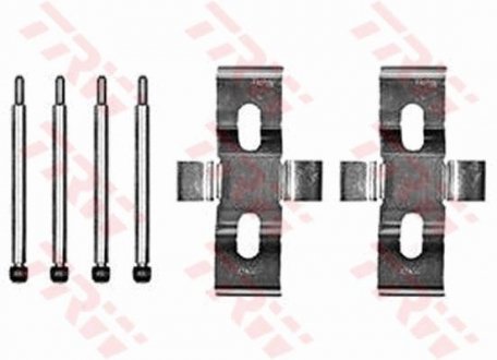 Монтажный набор задних тормозных накладок передняя MERCEDES COUPE (C123), SL (R107) 2.7/3.8 08.74-11.85 TRW PFK170 (фото 1)