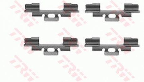 Монтажный набор задних тормозных накладок передняя NISSAN CHERRY III, LAUREL, PRAIRIE, STANZA, SUNNY I, VANETTE 01.81-12.87 TRW PFK186