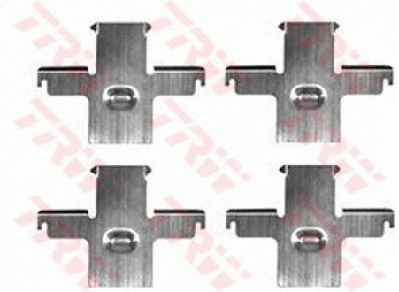Монтажный набор задних тормозных накладок передняя NISSAN PATROL III/1, PATROL III/2 2.8/2.8D/3.2D 11.79-11.95 TRW PFK307