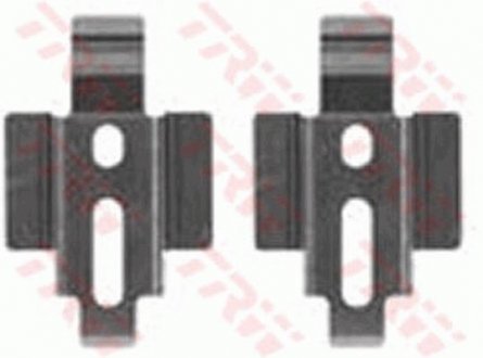 Монтажный набор задних тормозных накладок задний FORD ESCORT VI, ESCORT VII, SCORPIO I, SIERRA 1.8-2.8 TRW PFK342 (фото 1)