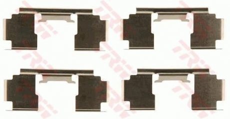 Монтажный набор задних тормозных накладок передняя HONDA CIVIC VI; MG MG ZR, MG ZS; ROVER 200, 25, 400, 45, 800, COUPE, STREETWISE 1.1-2.7 10.86-10.05 TRW PFK397 (фото 1)