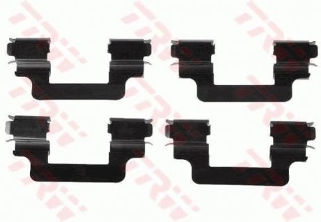 Монтажный набор задних тормозных накладок передняя FIAT ULYSSE; LANCIA PHEDRA, THESIS 2.0-3.0 09.00-06.11 TRW PFK426 (фото 1)