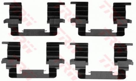Монтажный набор задних тормозных накладок передний ACURA NSX, NSX TARGA; HONDA ACCORD VI 2.2/3.0/3.2 01.90-12.05 TRW PFK448