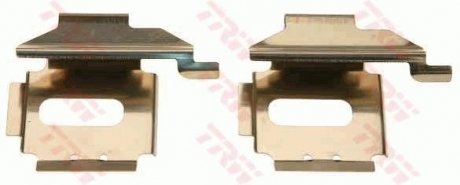 Монтажный набор задних тормозных накладок задний MERCEDES SPRINTER 2-T (901, 902), SPRINTER 3-T (903), SPRINTER 4-T (904), V (638/2), VITO (638) 2.1D-2.9D 0. -05.06 TRW PFK453 (фото 1)
