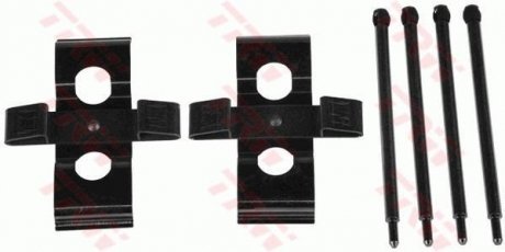 Монтажний набір задніх гальмівних накладок передня MERCEDES S (C140), S (W140) 2.8-6.0 02.91-02.99 TRW PFK473 (фото 1)