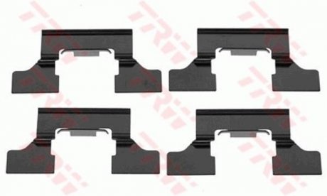 Монтажний набір задніх гальмівних накладок задній JAGUAR S-TYPE, XJ 2.5-4.2 04.02-03.09 TRW PFK493